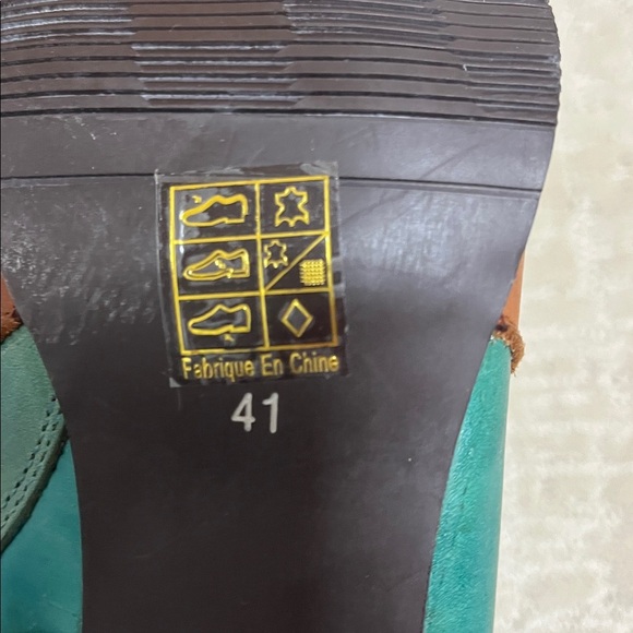 L’Artiste Teal and Brown Ankle Boots women’s size 41 - Picture 3 of 6